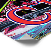 Cleveland in graffiti poster (Hoek)