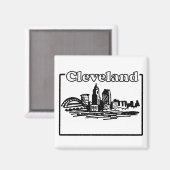 Cleveland Magneet (Voorkant / Achterkant)