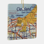 Cleveland  Map Keramisch Ornament (Rechts)