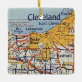 Cleveland  Map Keramisch Ornament (Voorkant)