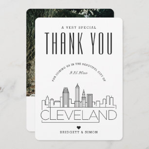 Cleveland Mariage Merci + Carte photo