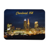 Cleveland Night Lights Flexi Magnet (Horizontal)