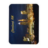 Cleveland Night Lights Flexi Magnet (Vertical)