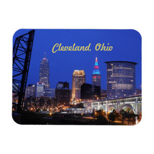 Cleveland Night on Town Magnet Magneet