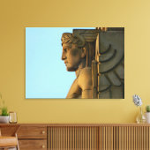 Cleveland OH Art Deco Verpakt Canvas (Insitu (Woonkamer))