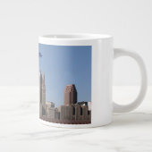 Cleveland, OH Blue Skyline Jumbo Specialty Mug (Droite)