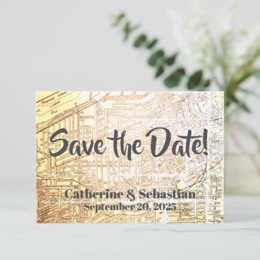 Cleveland, OH Carte Ancienne (Debout devant)