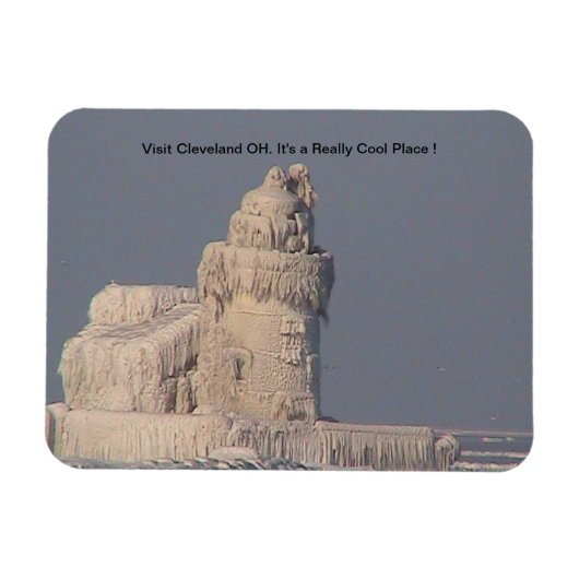 Cleveland OH Echt cool Place magnet Magneet (Horizontaal)