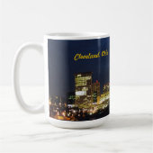 Cleveland, OH Éclairage nocturne Mug (Gauche)