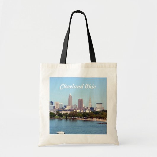 Cleveland OH Edge Water Tote Bag (Voorkant)