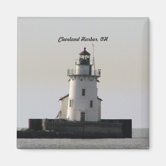 Cleveland OH Harbour Magnet Magneet (Voorkant)