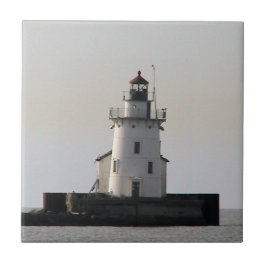 Cleveland OH Lighthouse Small Tegel Tegeltje