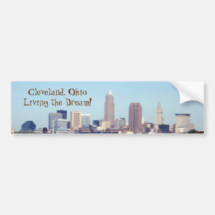 Cleveland OH Living the Dream Bumpersticker