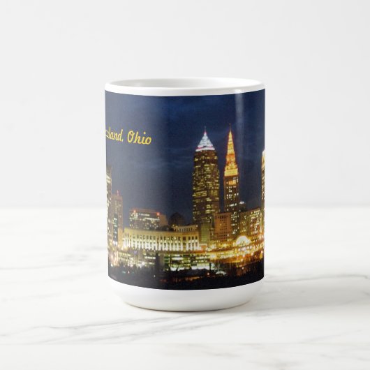 Cleveland, OH Night Lights Morpher Mug (Centre)