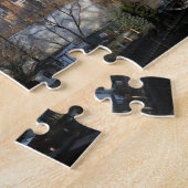 Cleveland OH River Uitzicht (met sleepboot) Puzzle Legpuzzel (Zijkant)