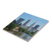 Cleveland, OH Rolling on the River Ceramic Tile Tegeltje (Zijkant)