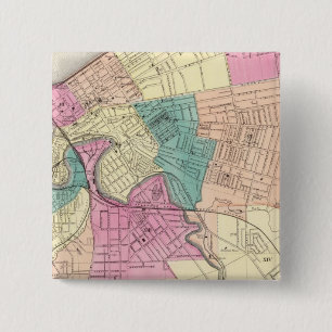 Cleveland, Ohio 2 Vierkante Button 5,1 Cm