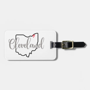 Cleveland Ohio Bagagelabel