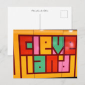 Cleveland, Ohio Briefkaart (Voorkant / Achterkant)