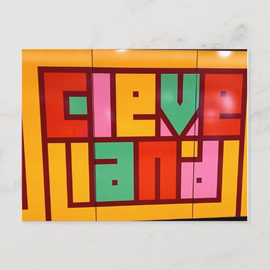 Cleveland, Ohio Briefkaart (Voorkant)