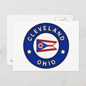 Cleveland Ohio Briefkaart (Voorkant / Achterkant)