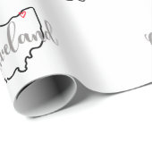 Cleveland Ohio Cadeaupapier (Rol Hoek)