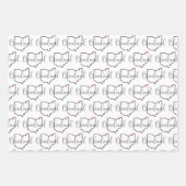 Cleveland Ohio Inpakpapier Vel (Voorkant 3)