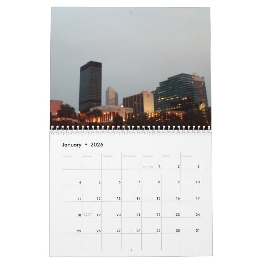 CLEVELAND,OHIO-kalender Kalender (Jan 2026)