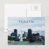 CLEVELAND OHIO, LAKE ERIE SHORE carte postale (Devant / Derrière)