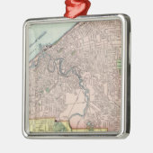 Cleveland, Ohio Metalen Ornament (Links)