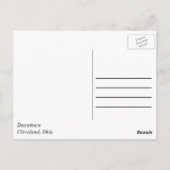 Cleveland Ohio Mozaïek Briefkaart (Achterkant)