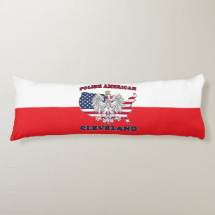Cleveland Ohio Polish Eagle Lichaamskussen