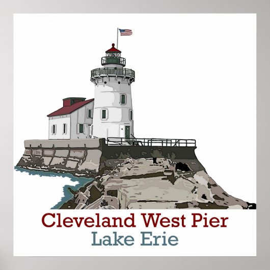 Cleveland Ohio Poster (Voorkant)