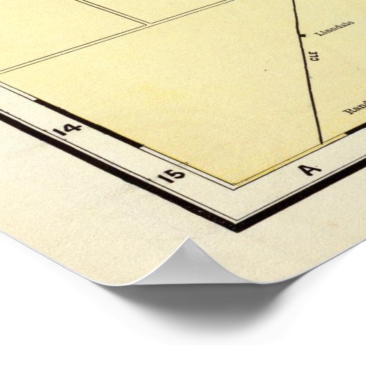 Cleveland, Ohio Poster (Hoek)