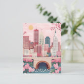 Cleveland Ohio Reizen Briefkaart (Staand voorkant)