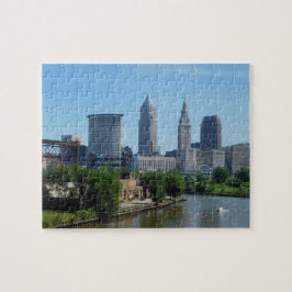 Cleveland, Ohio Rolling on the River Puzzle Legpuzzel