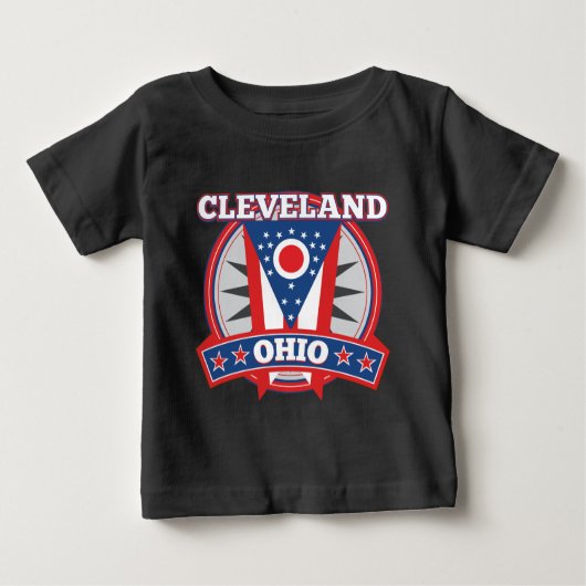 Cleveland Ohio Rood Wit Blauw Patriottische Staat  (Voorkant)