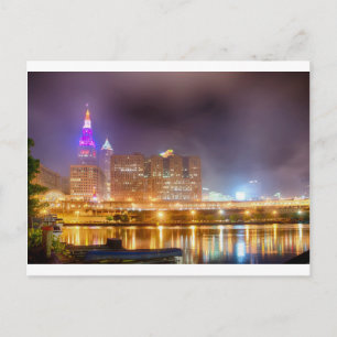 cleveland ohio skyline briefkaart