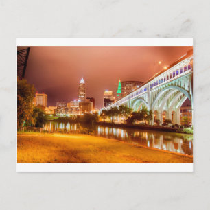 Cleveland Ohio Skyline Briefkaart