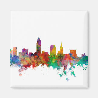 Cleveland Ohio Skyline Magneet