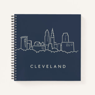 Cleveland Ohio Skyline Notitieboek