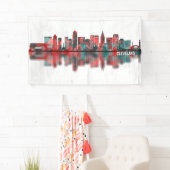 Cleveland Ohio Skyline Spandoek (Insitu)