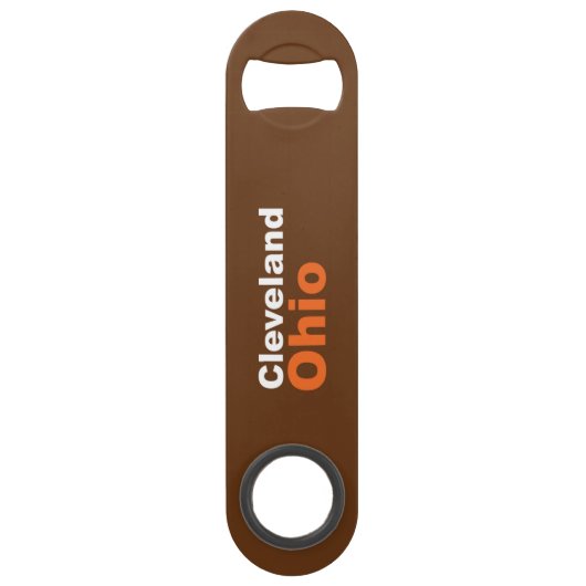 Cleveland, Ohio Speed Bottle Open Speed Flessenopener (Achterkant)