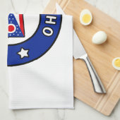 Cleveland Ohio Theedoek (Quarter Fold)