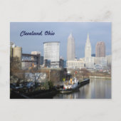 Cleveland,Ohio Uitzicht Briefkaart (Voorkant)