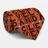 Cleveland, Ohio Verenigde Staten Stropdas (Opgerold)