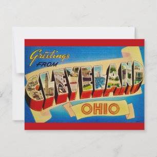 Cleveland Ohio Vintage Ansichtkaart Briefkaart
