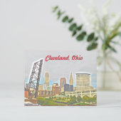 Cleveland, Ohio West Bank Voir carte postale (Debout devant)