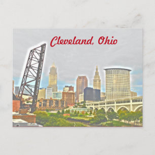 Cleveland, Ohio West Bank Voir carte postale