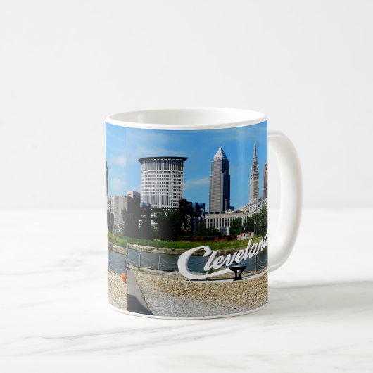 Cleveland RiverSide Skyline Mug (Devant droit)